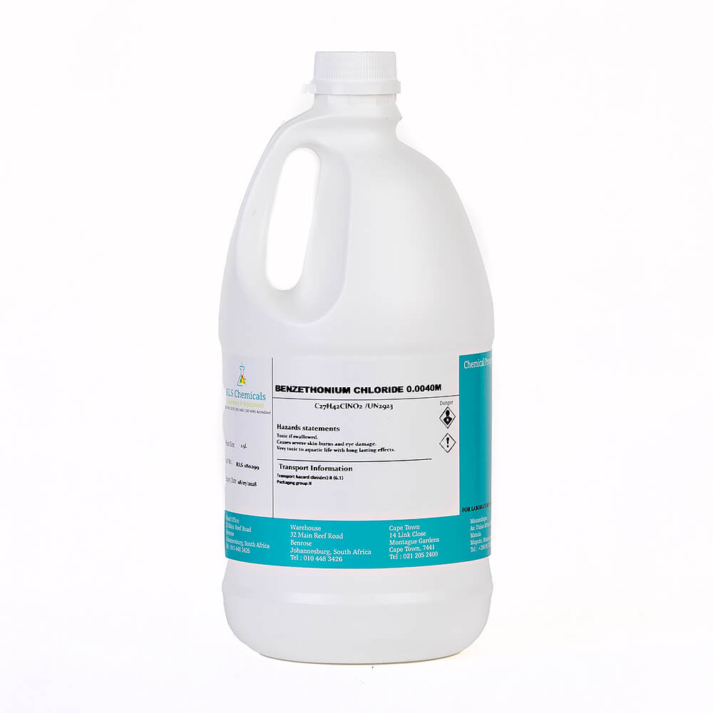Benzethonium Chloride 0.0040M